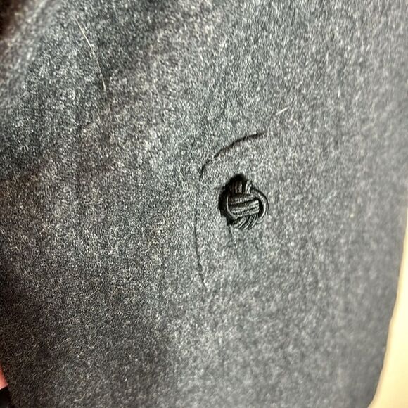 Eileen fisher angora blend boxy short sleeve sweater top medium grey - Picture 3 of 7